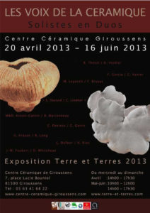 affiche 1 | Terre et Terres | Exposition | Exposition 2013 Les Voix de la Céramique | Article | Terre et Terres | 23 juillet 2017