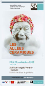 Affiche Allées 2019 | Terre et Terres | Marché Toulouse | Les Allées Céramiques à Toulouse 21 et 22 septembre 2019 | Article | Terre et Terres | 12 septembre 2019