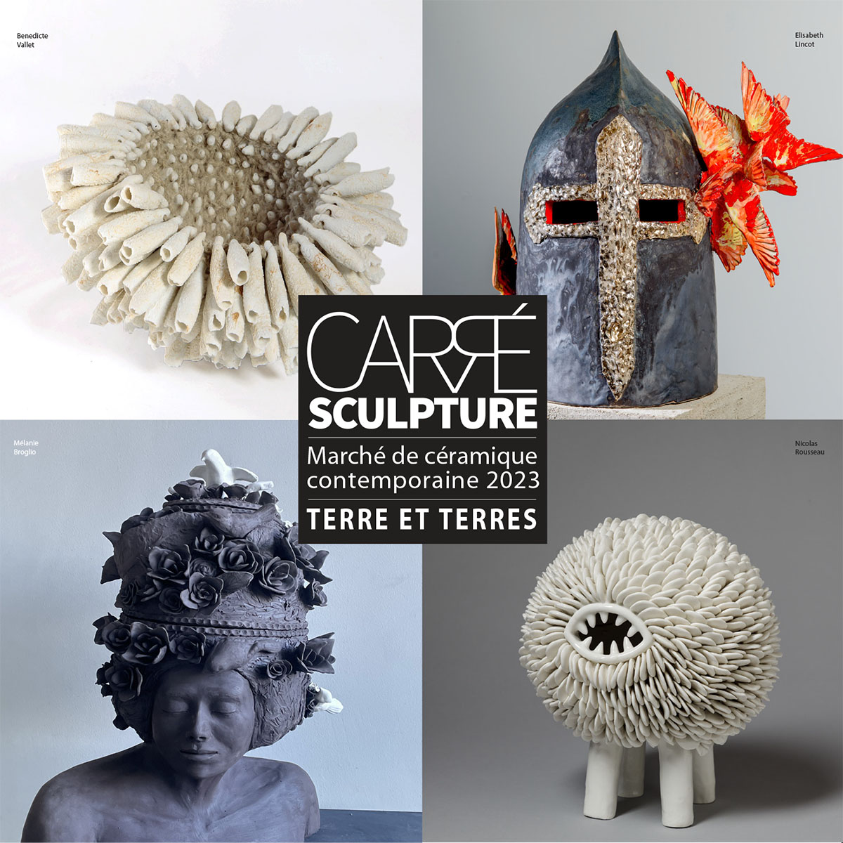 Carré Sculpture - Marché céramique Contemporaine Giroussens 2023