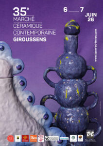 Marché Céramique Contemporaine à Giroussens 6 et 7 juin 2026